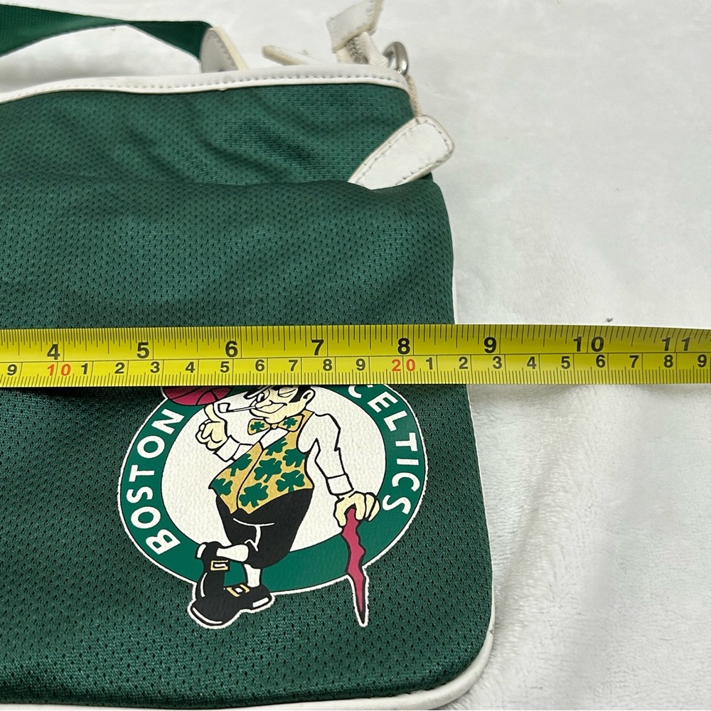 Boston Celtics NBA Basketball Green Crossbody Shoulder Strap Hand Bag Purse - Picture 14 of 15
